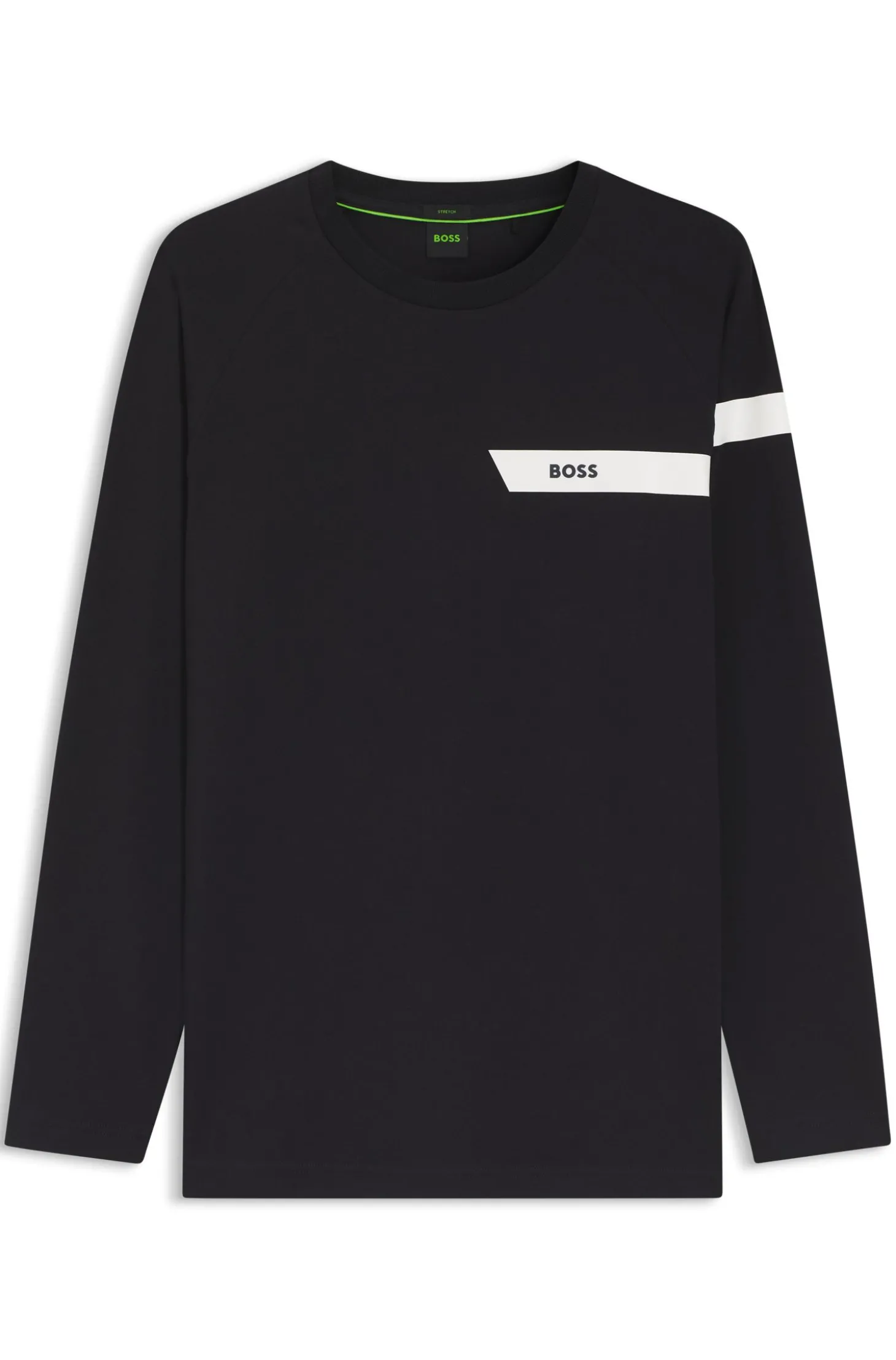 T-Shirt aus Stretch-Baumwolle mit Logo-Print