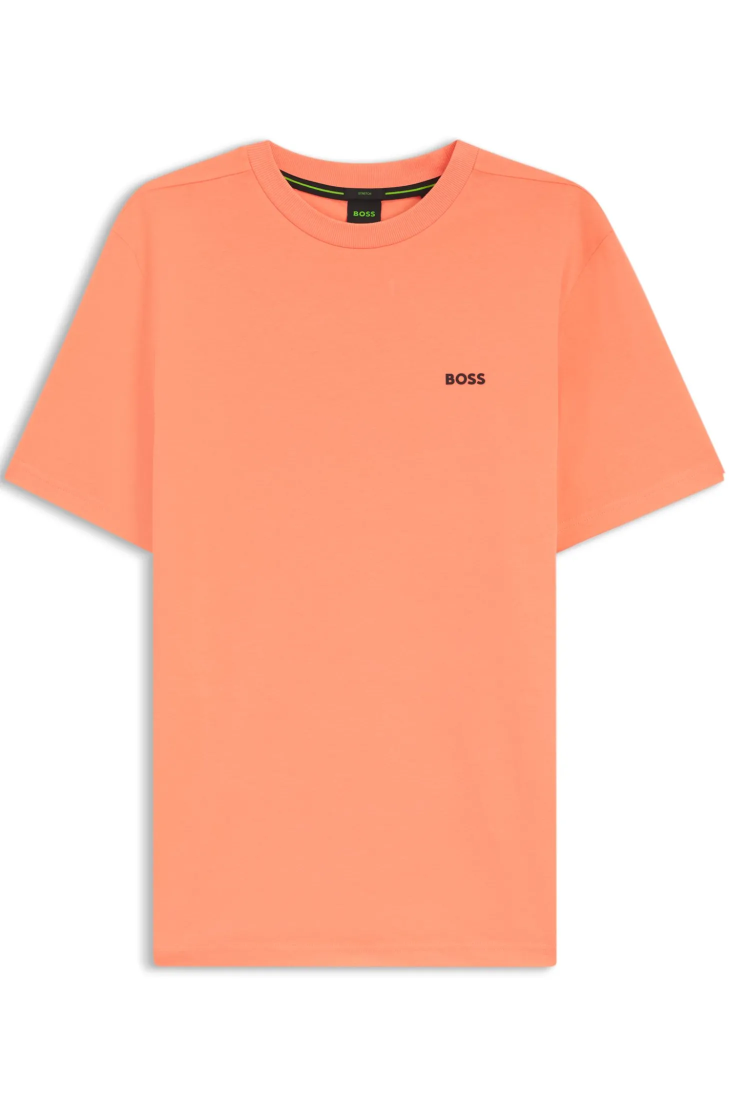 T-Shirt aus Stretch-Baumwolle mit Logo-Detail