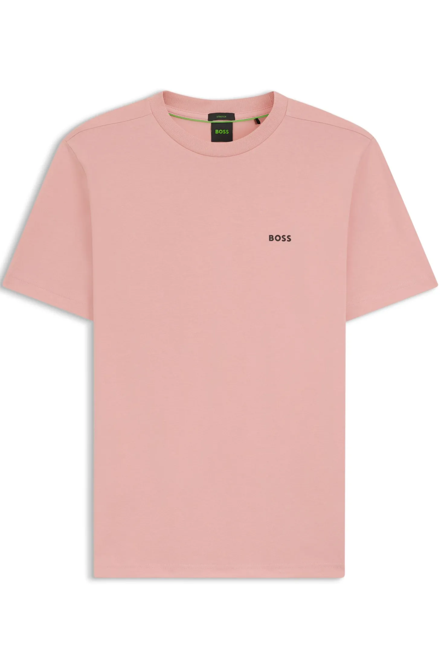 T-Shirt aus Stretch-Baumwolle mit Logo-Detail
