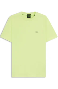 T-Shirt aus Stretch-Baumwolle mit Logo-Detail
