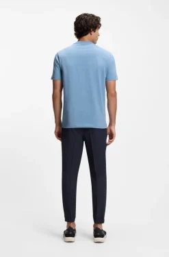 T-Shirt aus Stretch-Baumwolle mit Logo-Detail