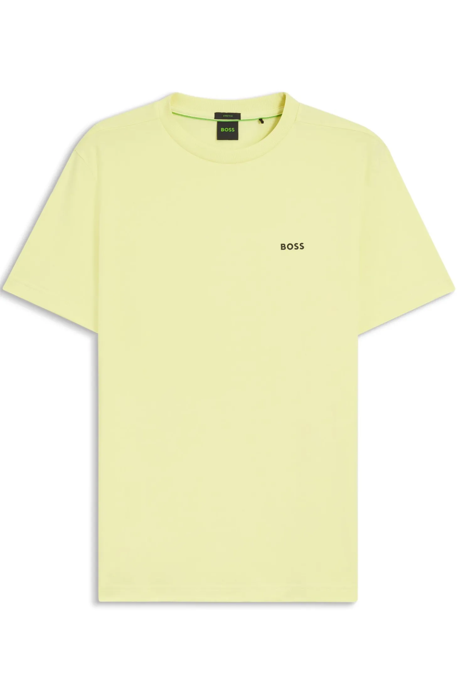 T-Shirt aus Stretch-Baumwolle mit Logo-Detail