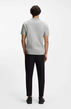 T-Shirt aus Stretch-Baumwolle mit Logo-Detail