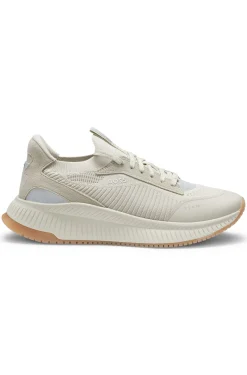 TTNM EVO Sneakers mit gestricktem Obermaterial und Velourslederdetails