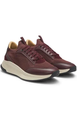 TTNM EVO Sneakers mit gestricktem Obermaterial und Lederdetails