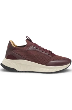 TTNM EVO Sneakers mit gestricktem Obermaterial und Lederdetails