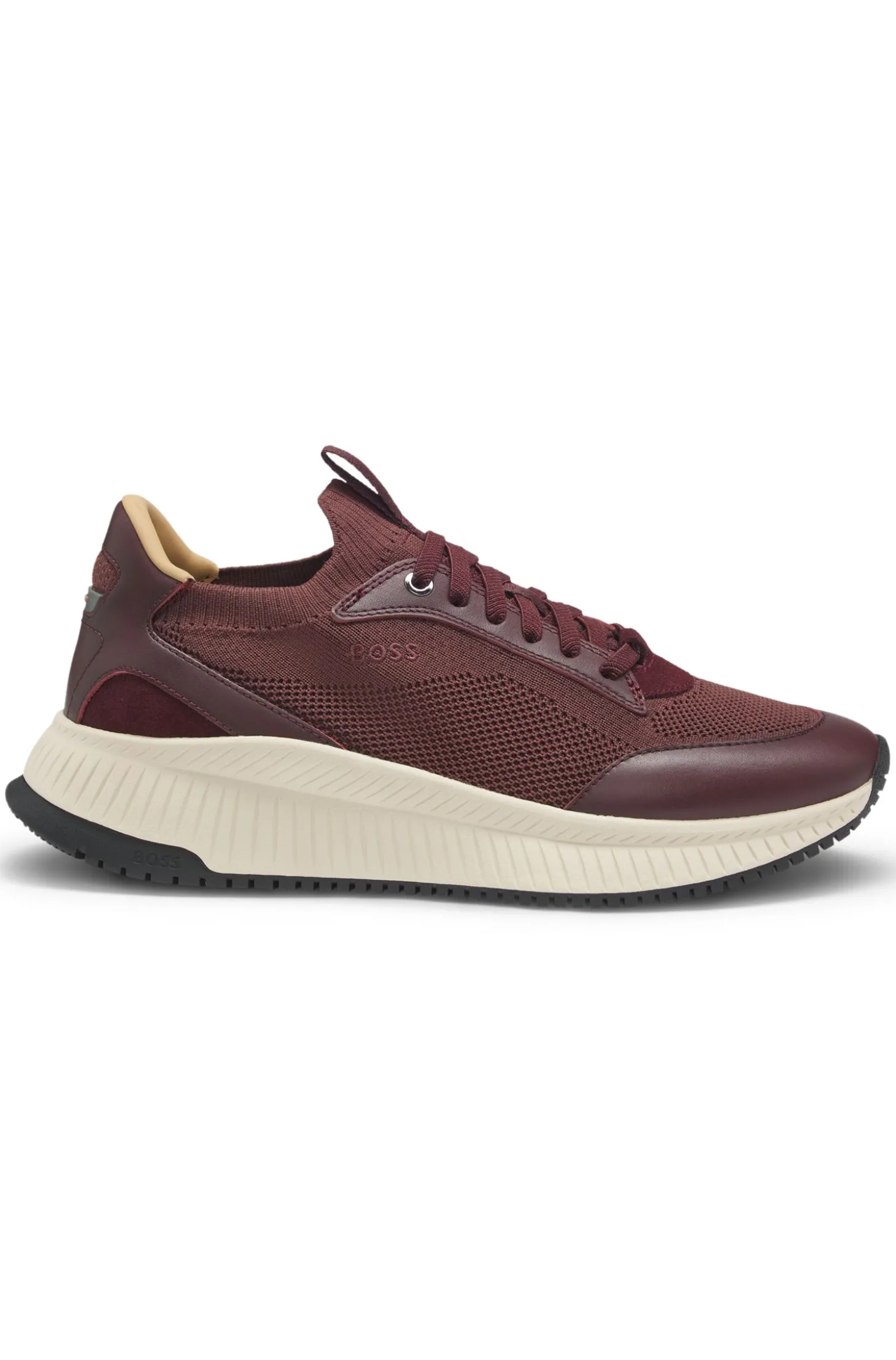 TTNM EVO Sneakers mit gestricktem Obermaterial und Lederdetails