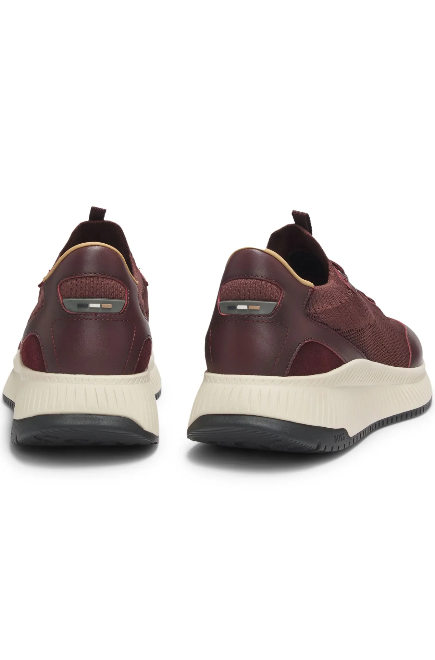 TTNM EVO Sneakers mit gestricktem Obermaterial und Lederdetails