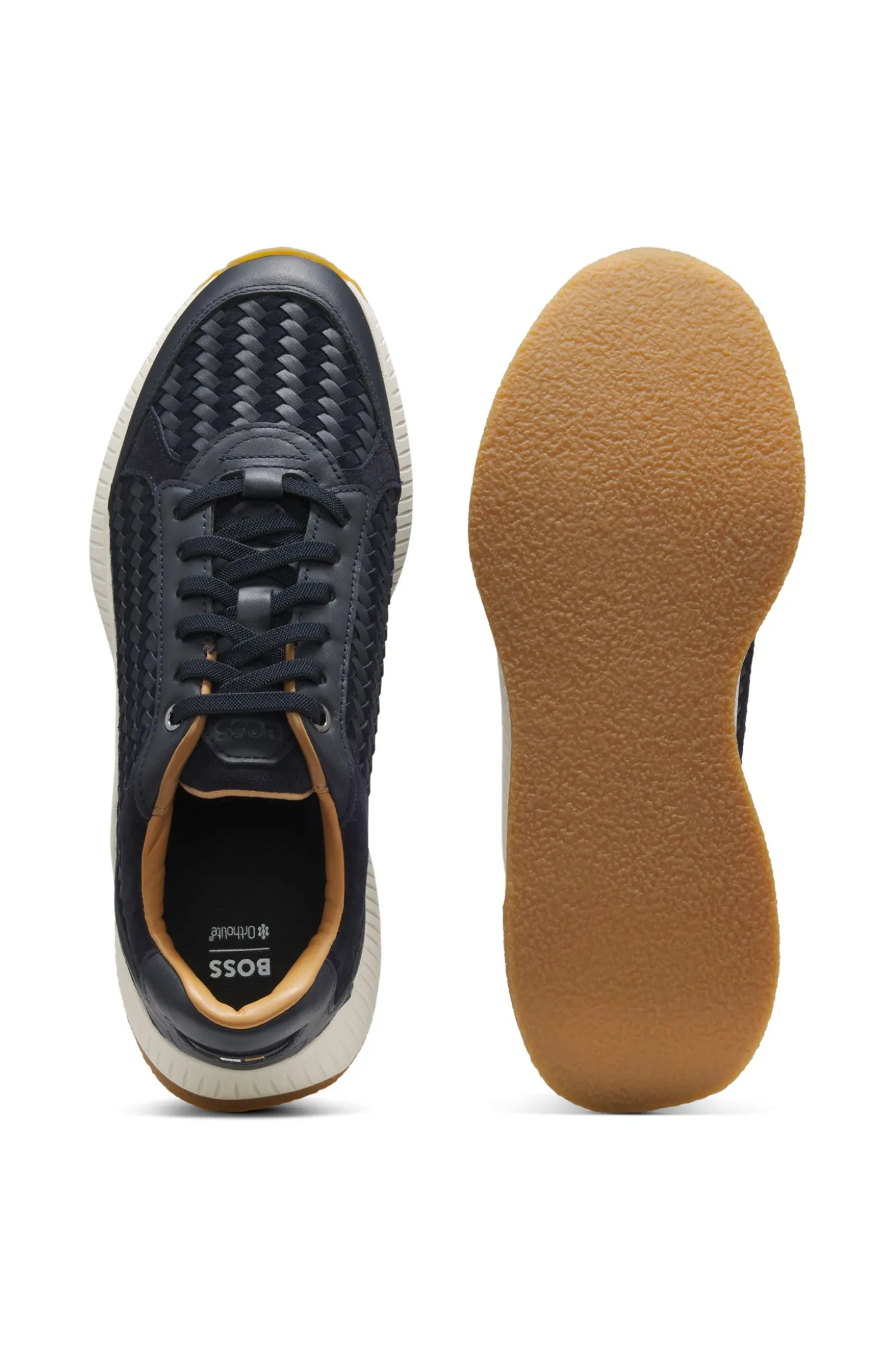 TTNM EVO Sneakers mit gewebtem Obermaterial und Velourslederdetails