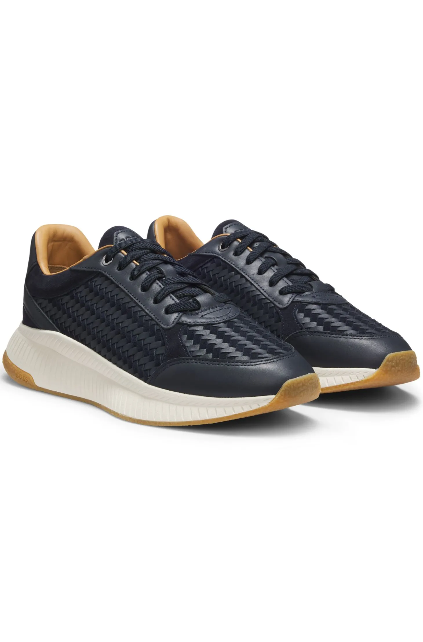 TTNM EVO Sneakers mit gewebtem Obermaterial und Velourslederdetails