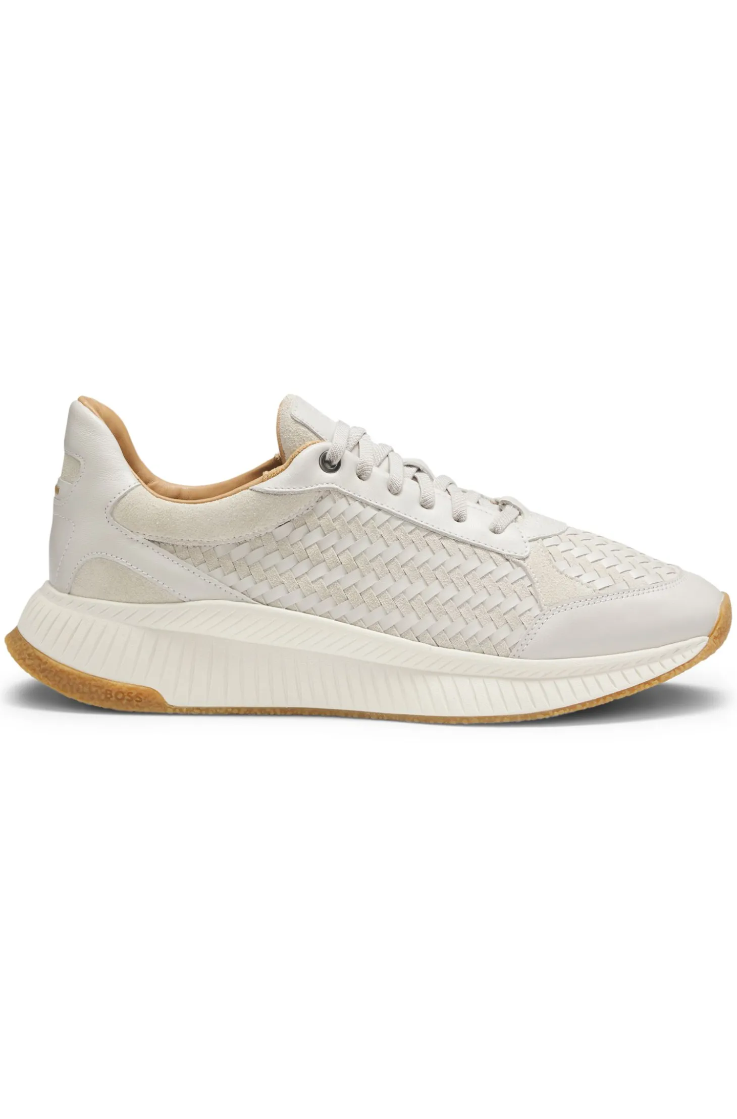 TTNM EVO Sneakers mit gewebtem Obermaterial und Velourslederdetails