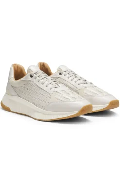 TTNM EVO Sneakers mit gewebtem Obermaterial und Velourslederdetails