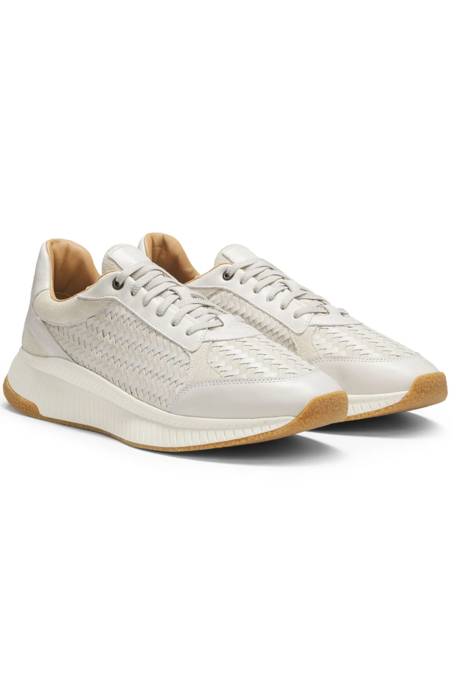 TTNM EVO Sneakers mit gewebtem Obermaterial und Velourslederdetails