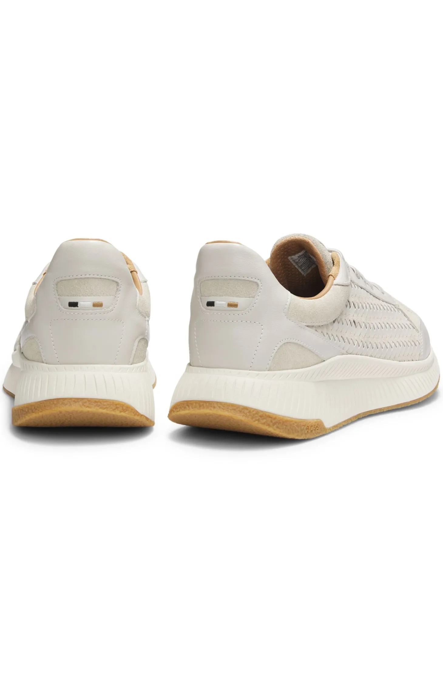 TTNM EVO Sneakers mit gewebtem Obermaterial und Velourslederdetails