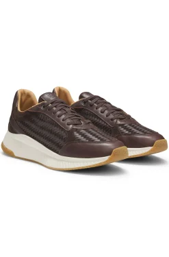 TTNM EVO Sneakers mit gewebtem Obermaterial und Velourslederdetails