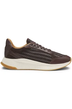 TTNM EVO Sneakers mit gewebtem Obermaterial und Velourslederdetails