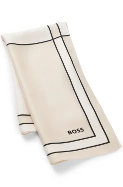 Tuch aus Seide mit Double-B-Monogramm-Print