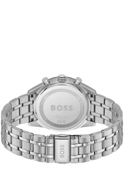 Uhr mit grünem Zifferblatt und zweifarbigem Armband