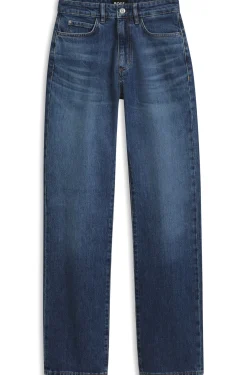 Verkürzte Slim-Fit Jeans aus Stretch-Denim
