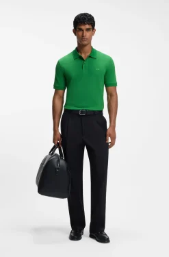 Vielseitig kombinierbares Poloshirt aus softer Baumwolle