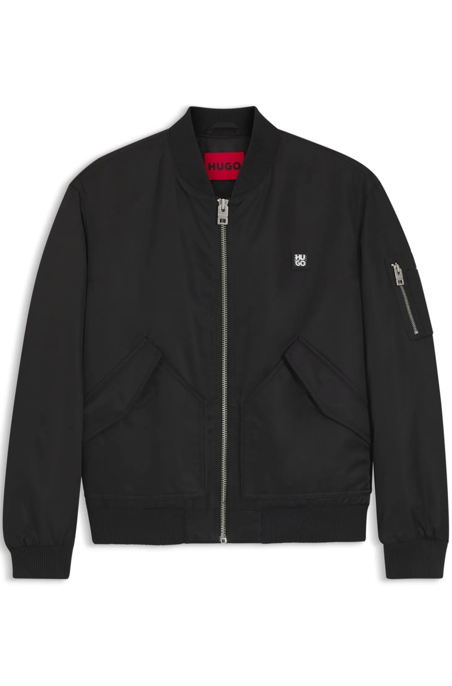 Wasserabweisende Bomberjacke mit Stack-Logo