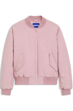 Wasserabweisende Bomberjacke mit Logo-Artwork
