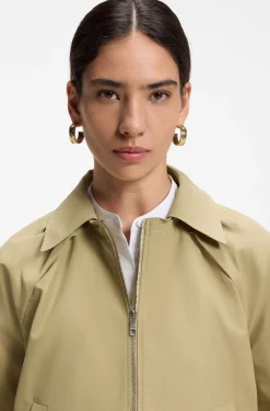 Wasserabweisende Jacke aus Baumwoll-Mix