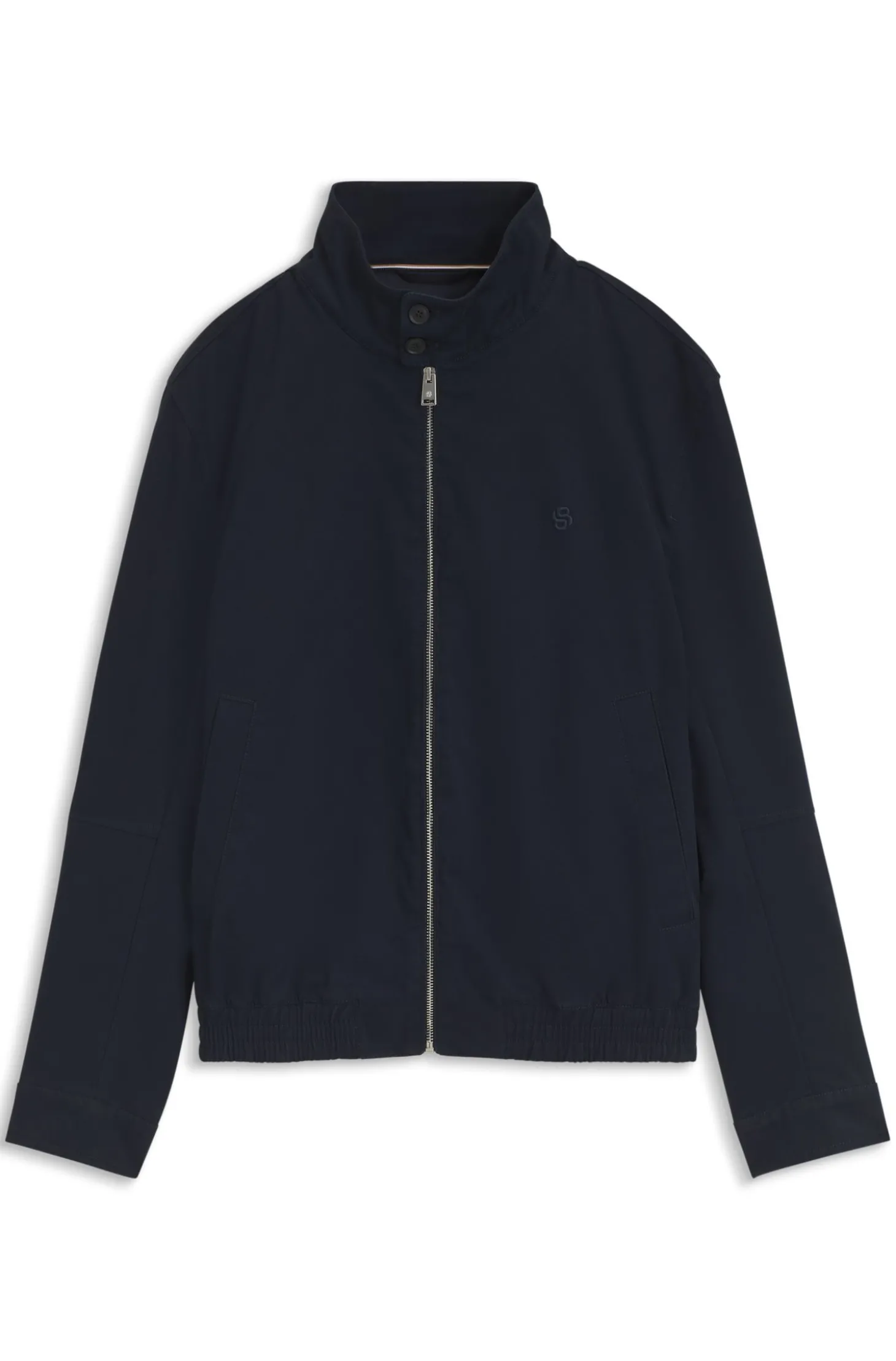 Wasserabweisende Jacke aus merzerisierter Stretch-Baumwolle