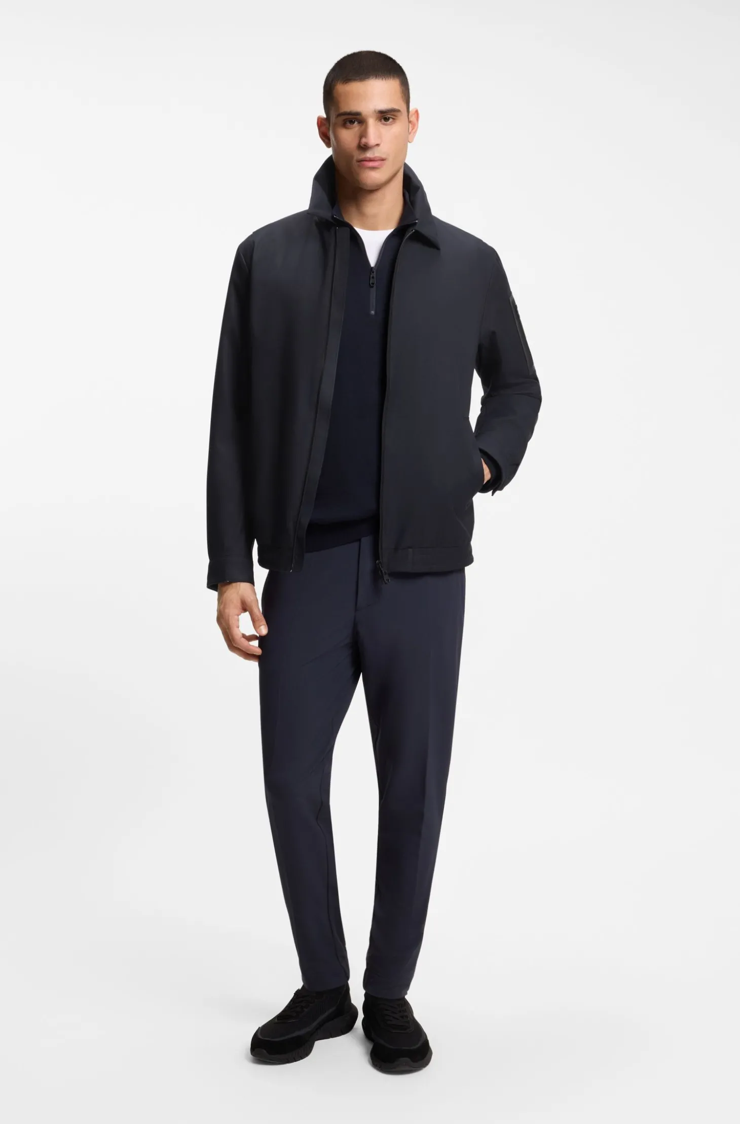 Wasserabweisende Jacke aus Stretch-Material