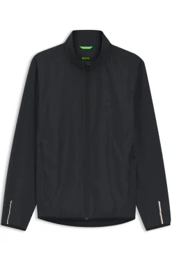 Wasserabweisende Jacke aus Vier-Wege-Stretch-Gewebe