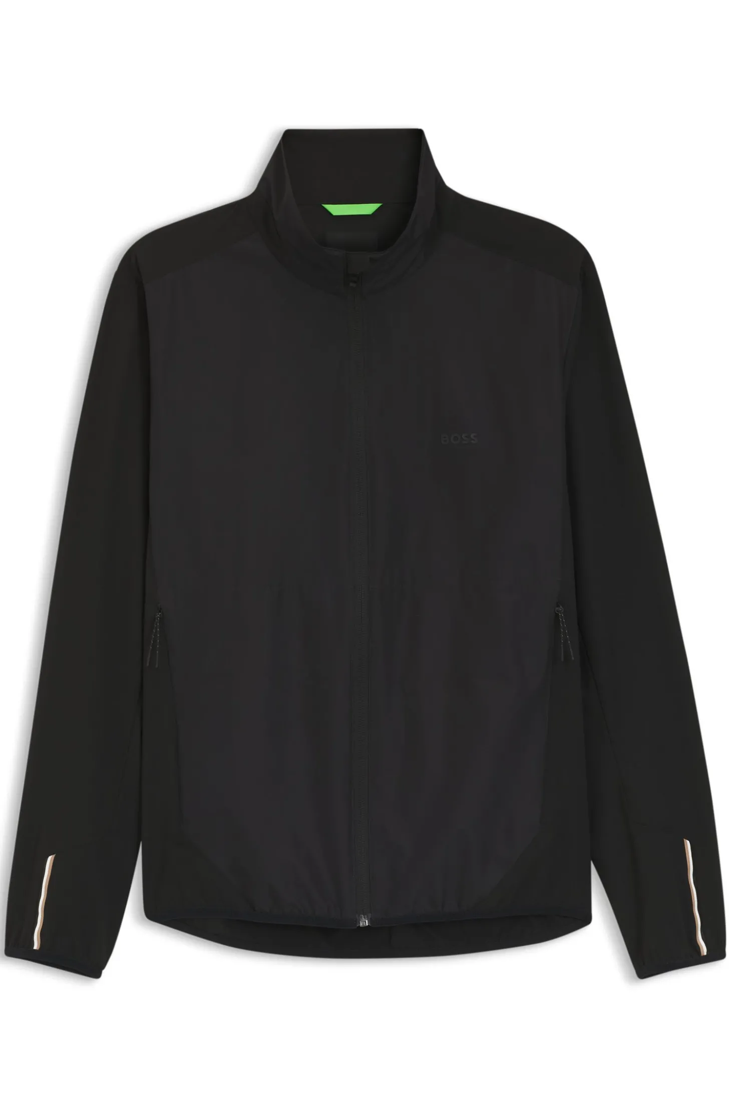 Wasserabweisende Jacke aus Vier-Wege-Stretch-Gewebe