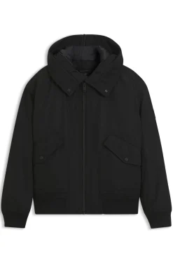 Wasserabweisende Jacke mit abnehmbarem Kapuzeneinsatz