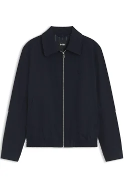 Wasserabweisende Jacke mit Double-B-Monogramm-Abzeichen