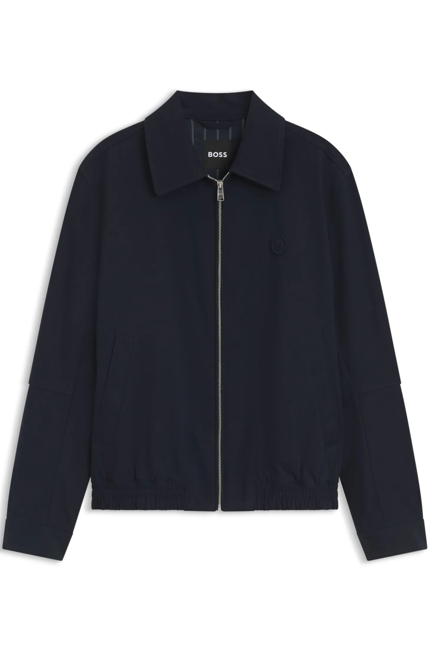 Wasserabweisende Jacke mit Double-B-Monogramm-Abzeichen