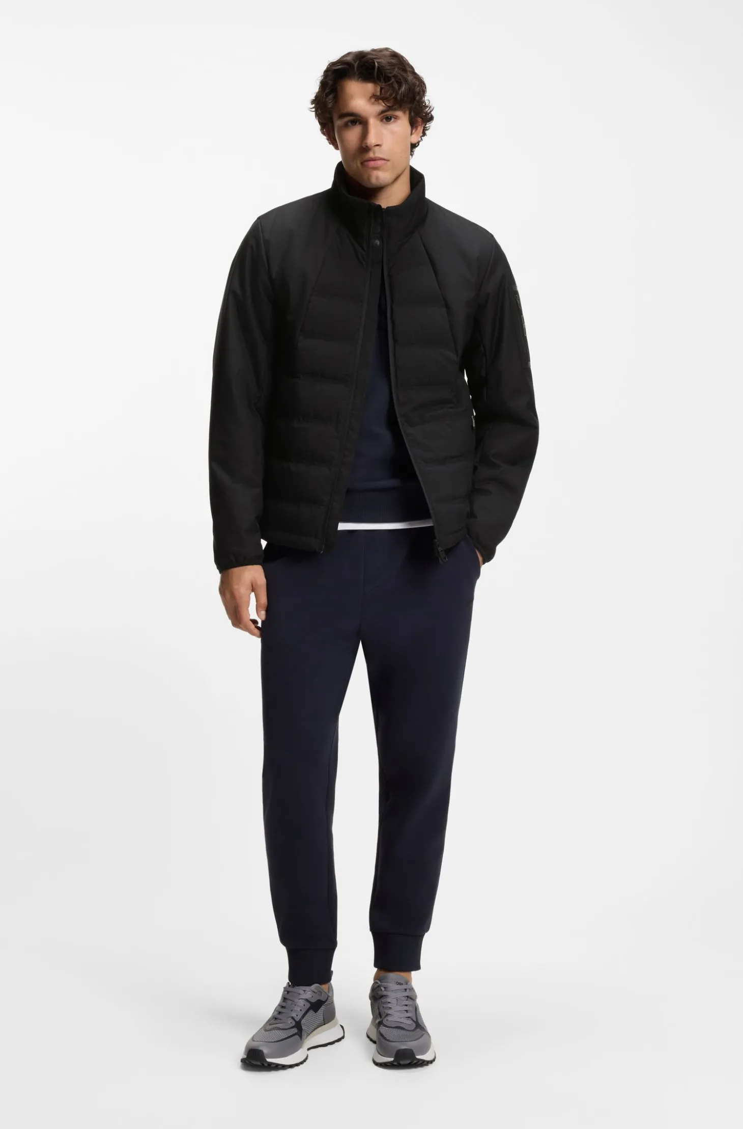 Wasserabweisende Jacke mit Daunenfüllung