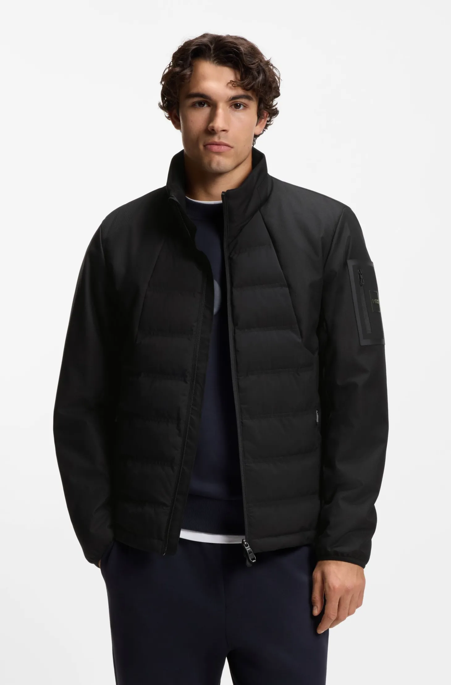 Wasserabweisende Jacke mit Daunenfüllung