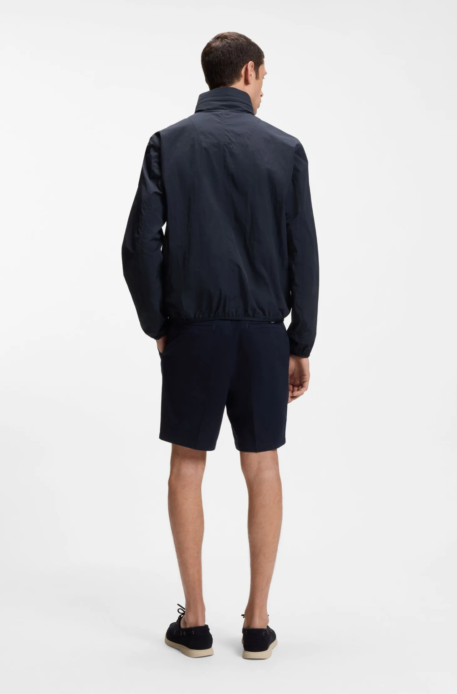 Wasserabweisende Jacke mit Double-B-Monogramm