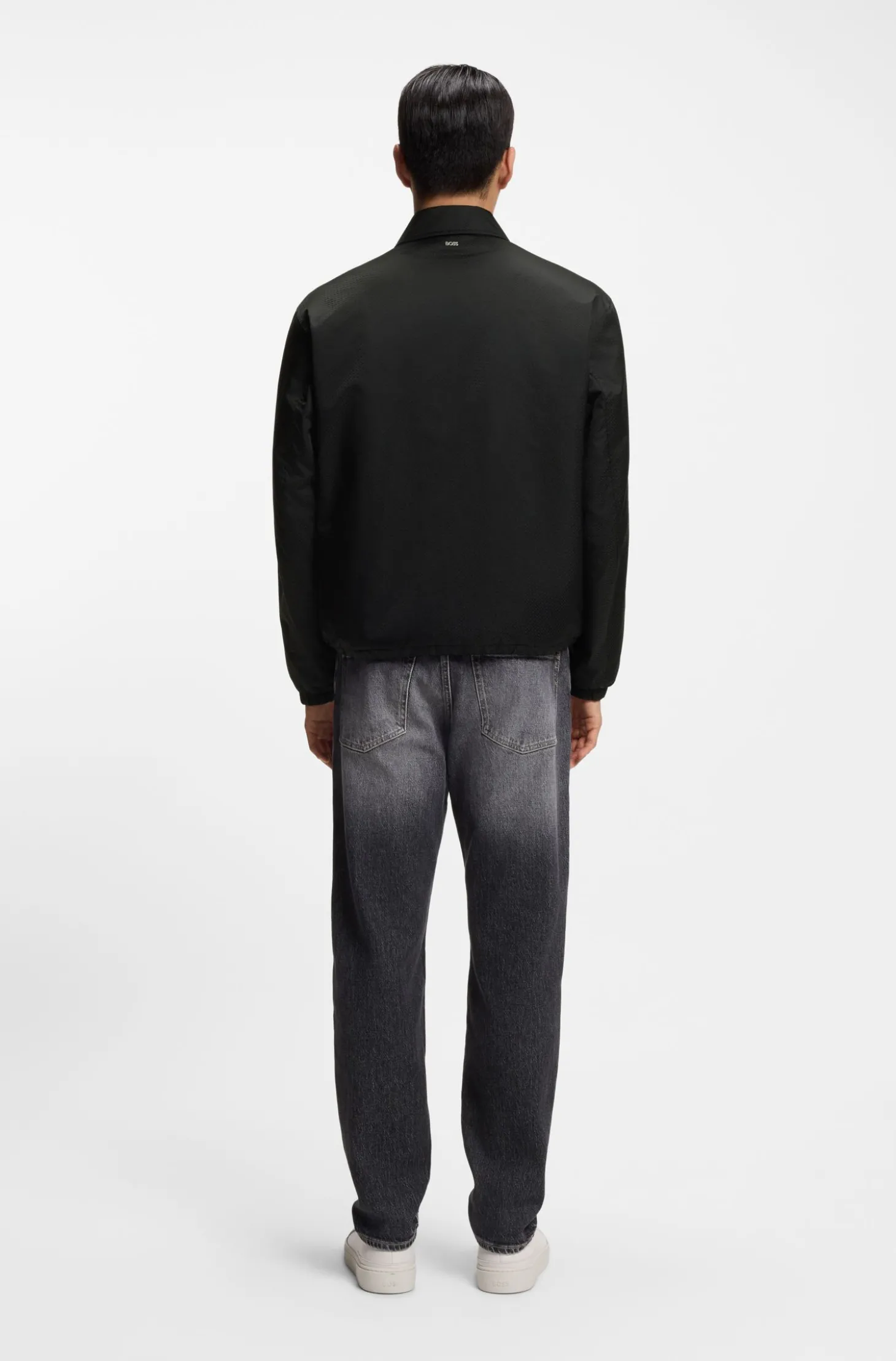 Wasserabweisende Jacke mit kleinen Monogrammen
