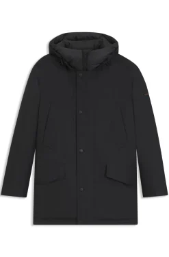Wasserabweisende Jacke mit kontrastierendem Einsatz