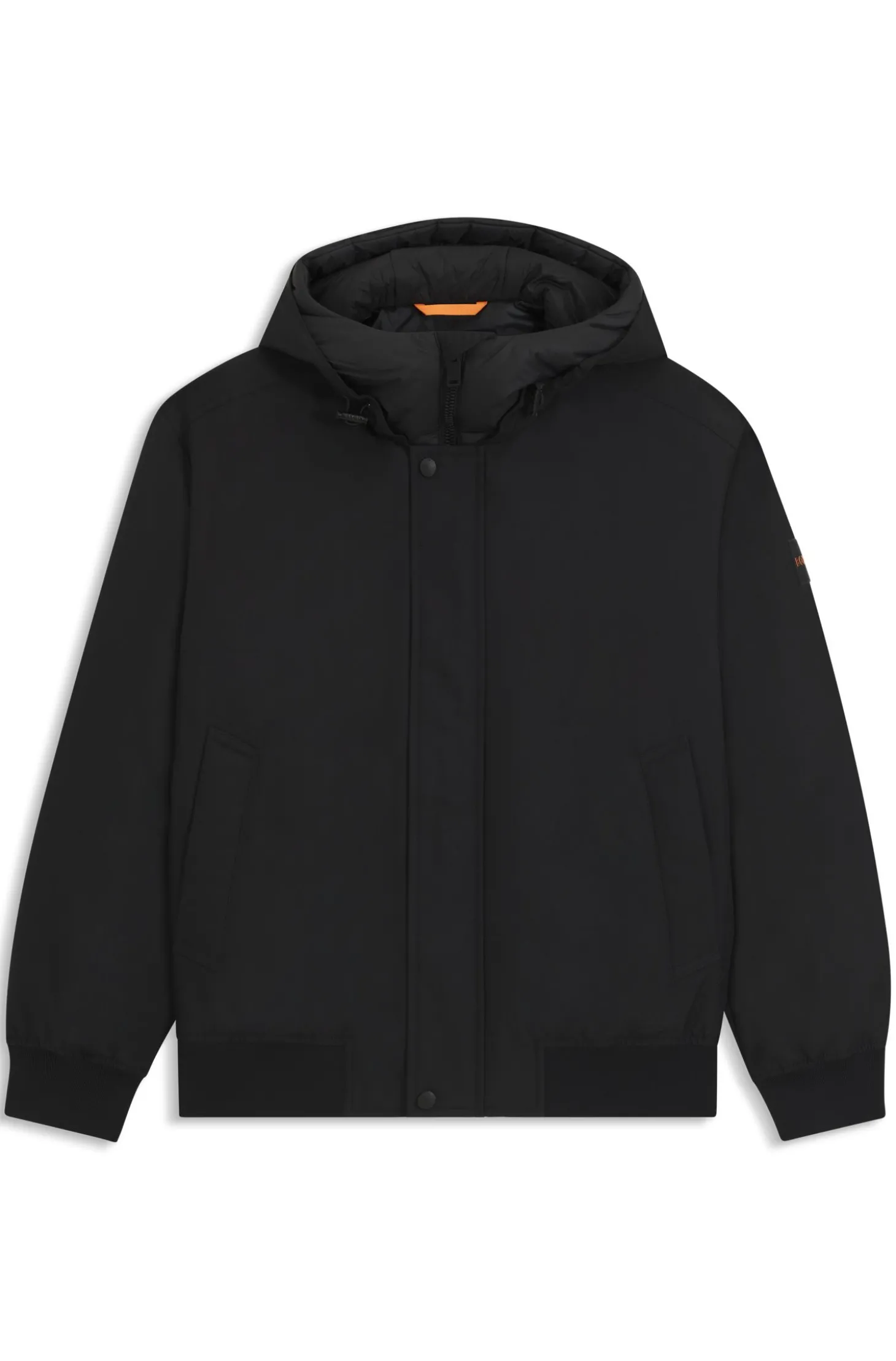 Wasserabweisende Jacke mit kontrastierendem Einsatz