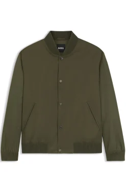 Wasserabweisende Jacke mit Monogramm-Muster an den Ärmeln