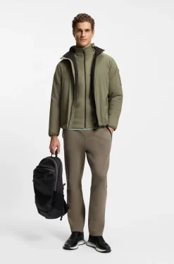 Wasserabweisende Jacke mit verstellbarem Saum