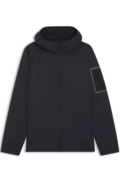 Wasserabweisende Jacke mit verstellbarem Saum
