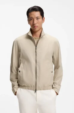 Wasserabweisende Jacke mit Zwei-Wege-Stretch und Reißverschluss