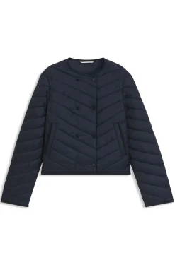 Wasserabweisende Jacke mit zweireihiger Knopfleiste