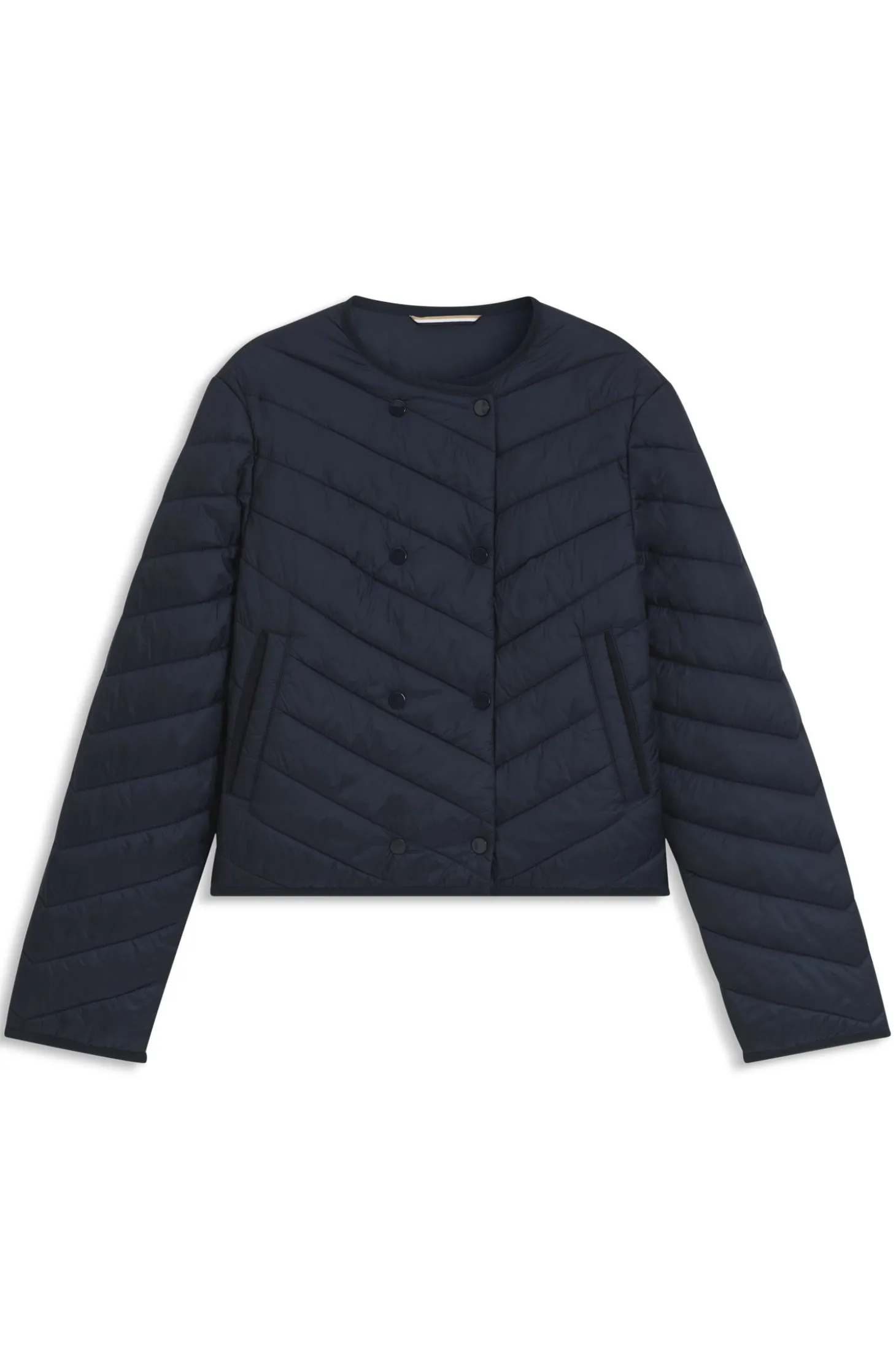 Wasserabweisende Jacke mit zweireihiger Knopfleiste