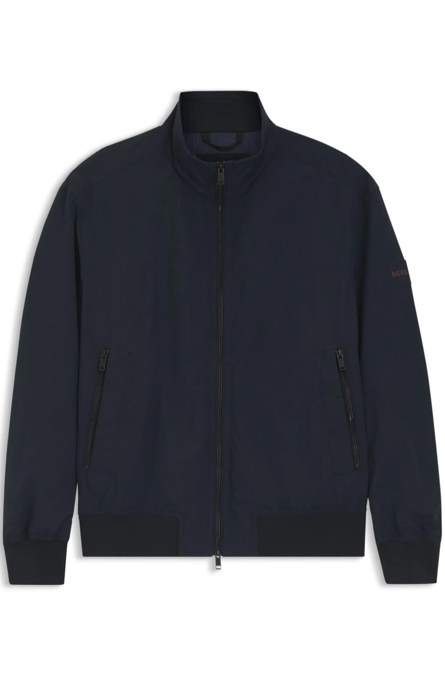 Wasserabweisender Blouson aus Knitter-Gewebe