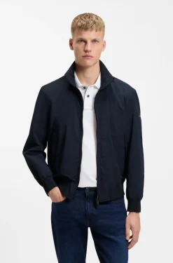 Wasserabweisender Blouson aus Knitter-Gewebe