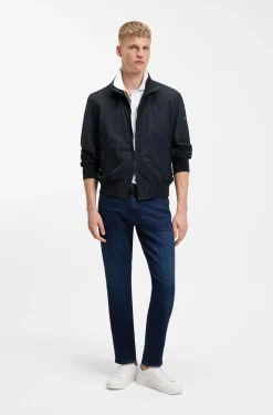 Wasserabweisender Blouson aus Knitter-Gewebe