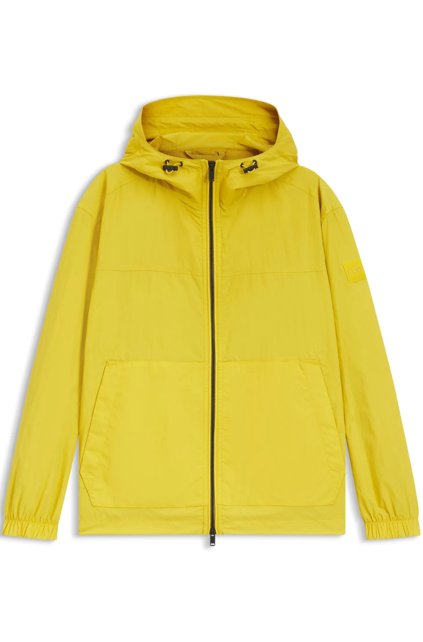 Wasserabweisender Regular-Fit Windbreaker aus softem Gewebe